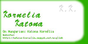 kornelia katona business card